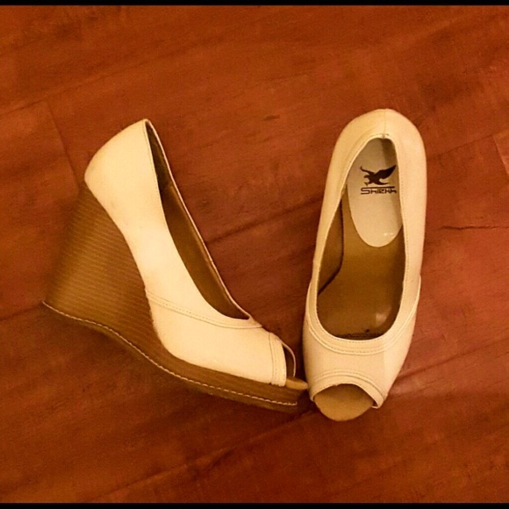 Shiekh white  casual wedge as new